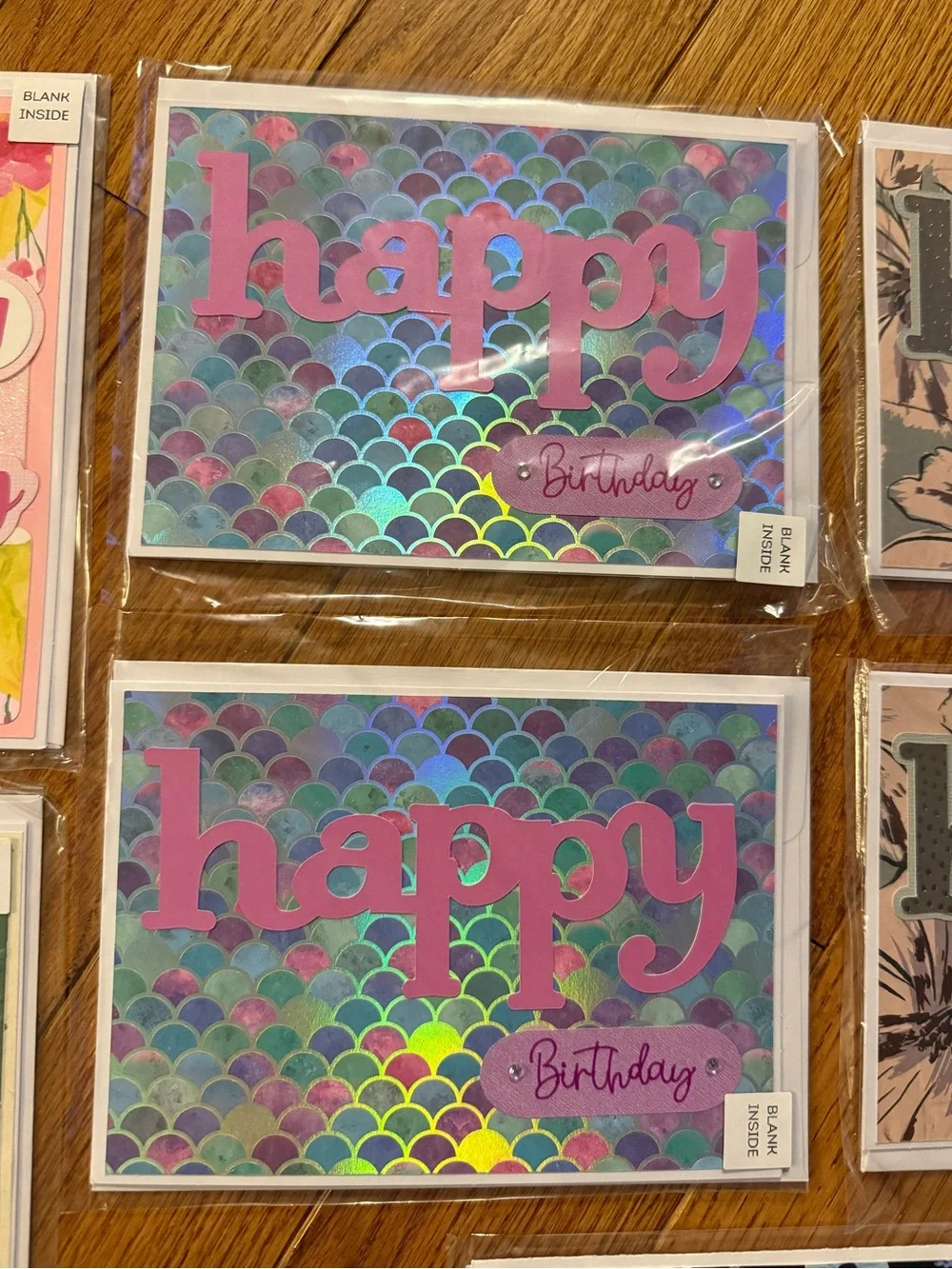 Handmade Birthday Greeting Cards – Blank Inside – Unique Designs Handmade